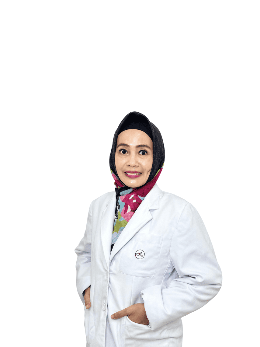 dr. H Nur Indah K., Sp DVE FINSDV